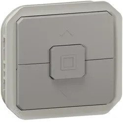 Legrand 069538L Plexo New Einsatz Rollladenschalter mit Verriegelung 6A, 250V, 500W Grau
