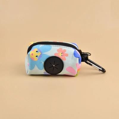 Uplift Essentials High Quality Patterned Dog Poop Bag Dispenser sun Flower