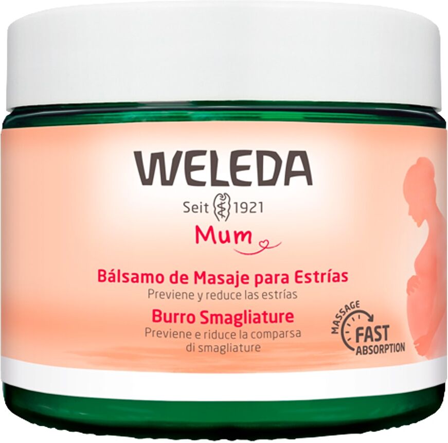 Weleda Bálsamo de masaje para estrías .