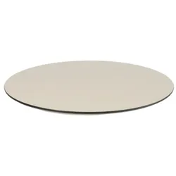 Bistromania Tischplatte Compact - HPL - Rund - Taupe D60 cm