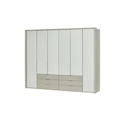 Drehtürenschrank   ¦ grau ¦ Maße (cm): B: 300 H: 236 T: 58.0