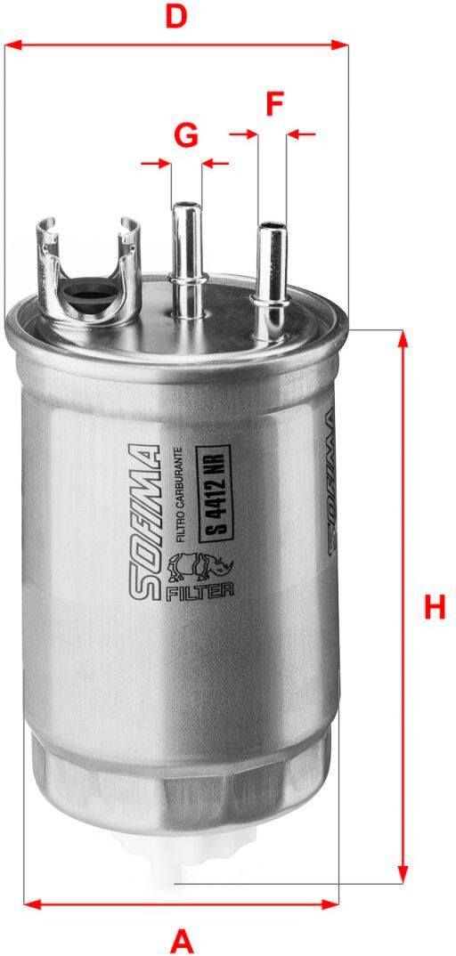 Kraftstofffilter SOFIMA S 4412 NR