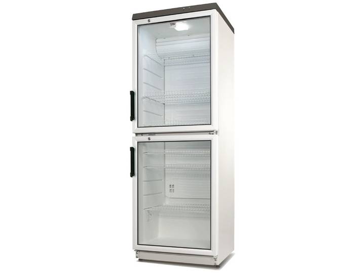 BEKO Vollraumkühlschrank ADN 230/2 BP, 173 cm hoch, 60 cm breit, Verschliessbare Glastür, Automatische Abtauung, Innenbeleuchtung