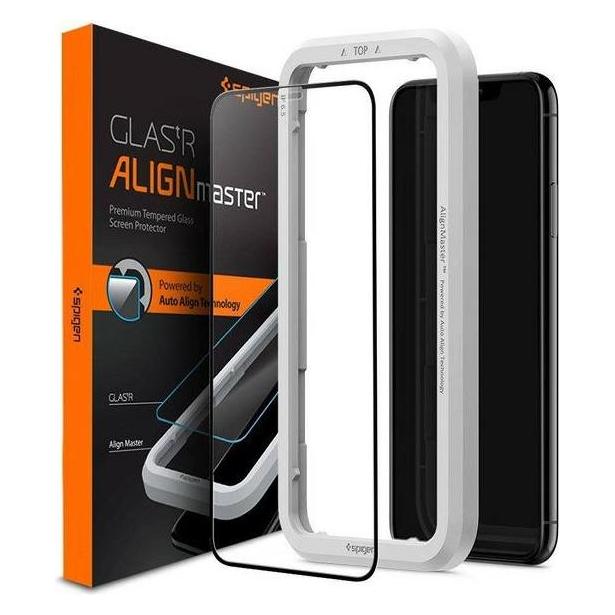 Spigen AlignMaster FC (1 Stk., Apple iPhone 11, Apple iPhone XR) (AGL00106)