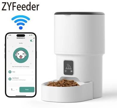Inspired Living SmartFeed Pro 4L WiFi Automatic Cat Feeder For Cats & Small Dogs wifi Pet Feeder