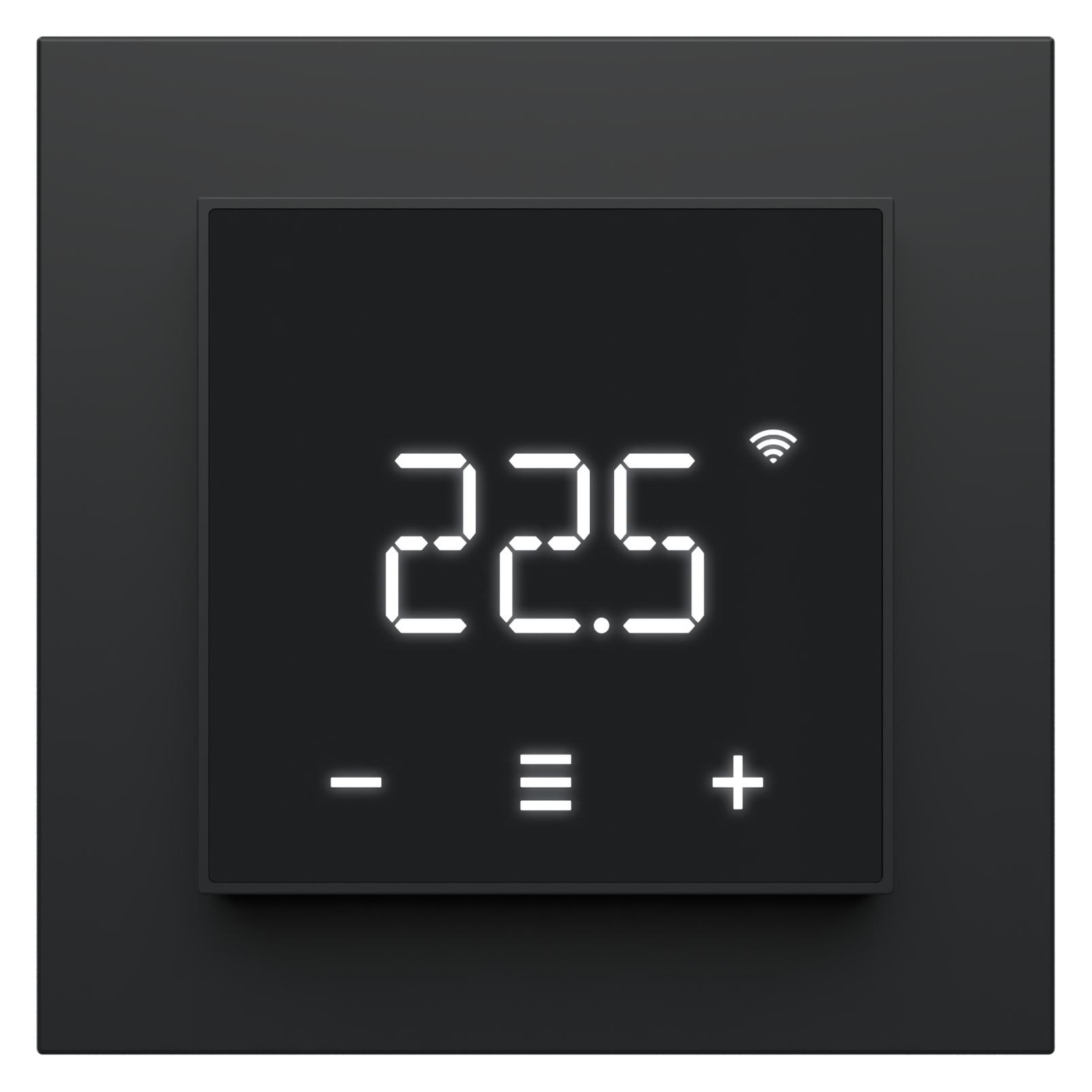 Heatit WiFi7 Thermostat (Schwarz Matt) (72419416)