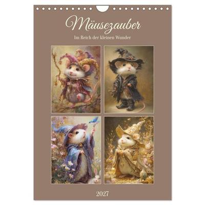 Mäusezauber. Im Reich der kleinen Wunder (Wandkalender 2027 DIN A4 hoch), CALVENDO Monatskalender