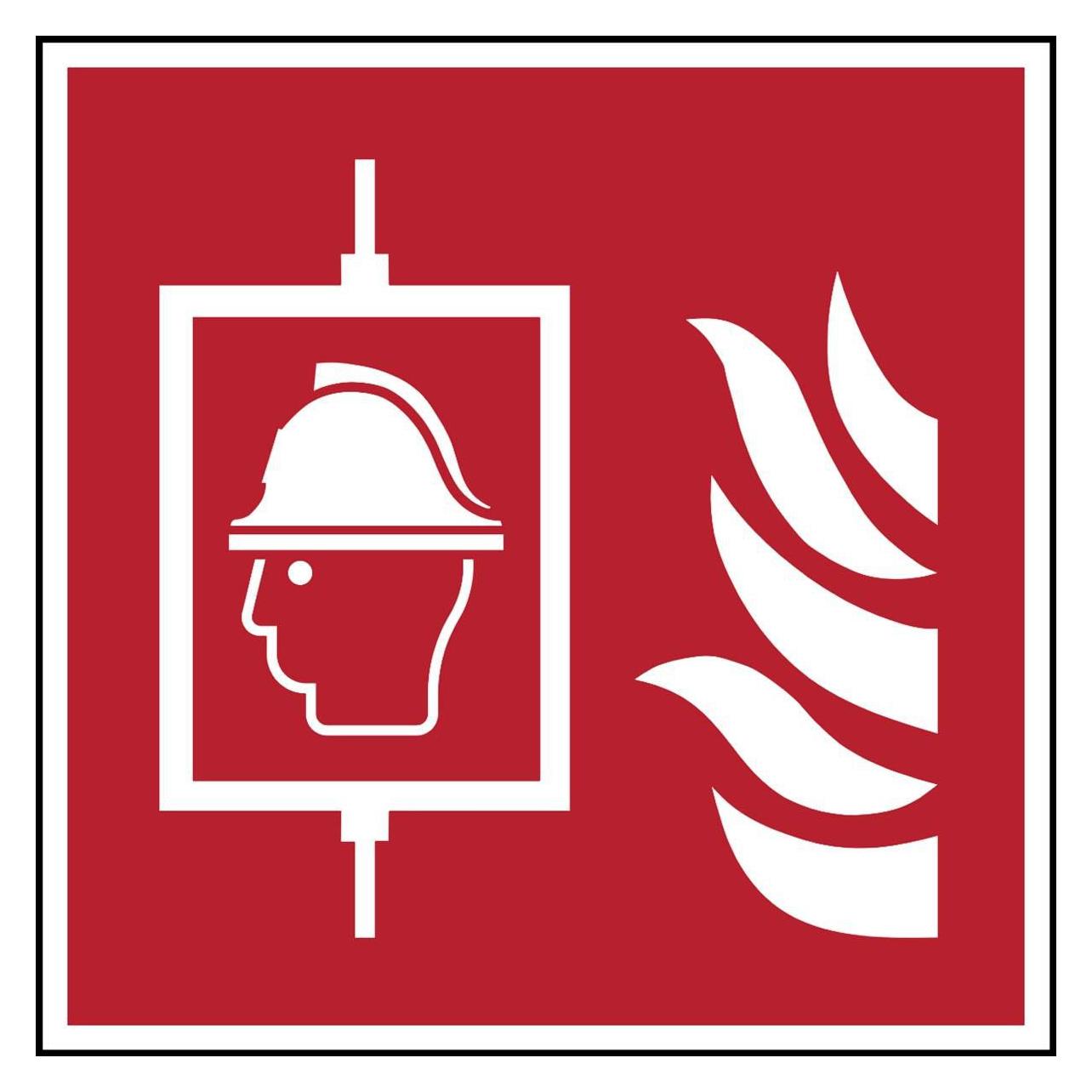 Brady ISO Safety Sign - (F/F017/NT/ALU-200X200-1)