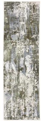 Style Haven Caldon Contemporary Abstract Green Area Rug