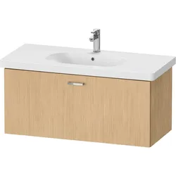 Duravit XBase Waschtischunterbau wandhängend B:100 cm mit 1 Auszug, XB607203030, Farbe: Eiche Natur