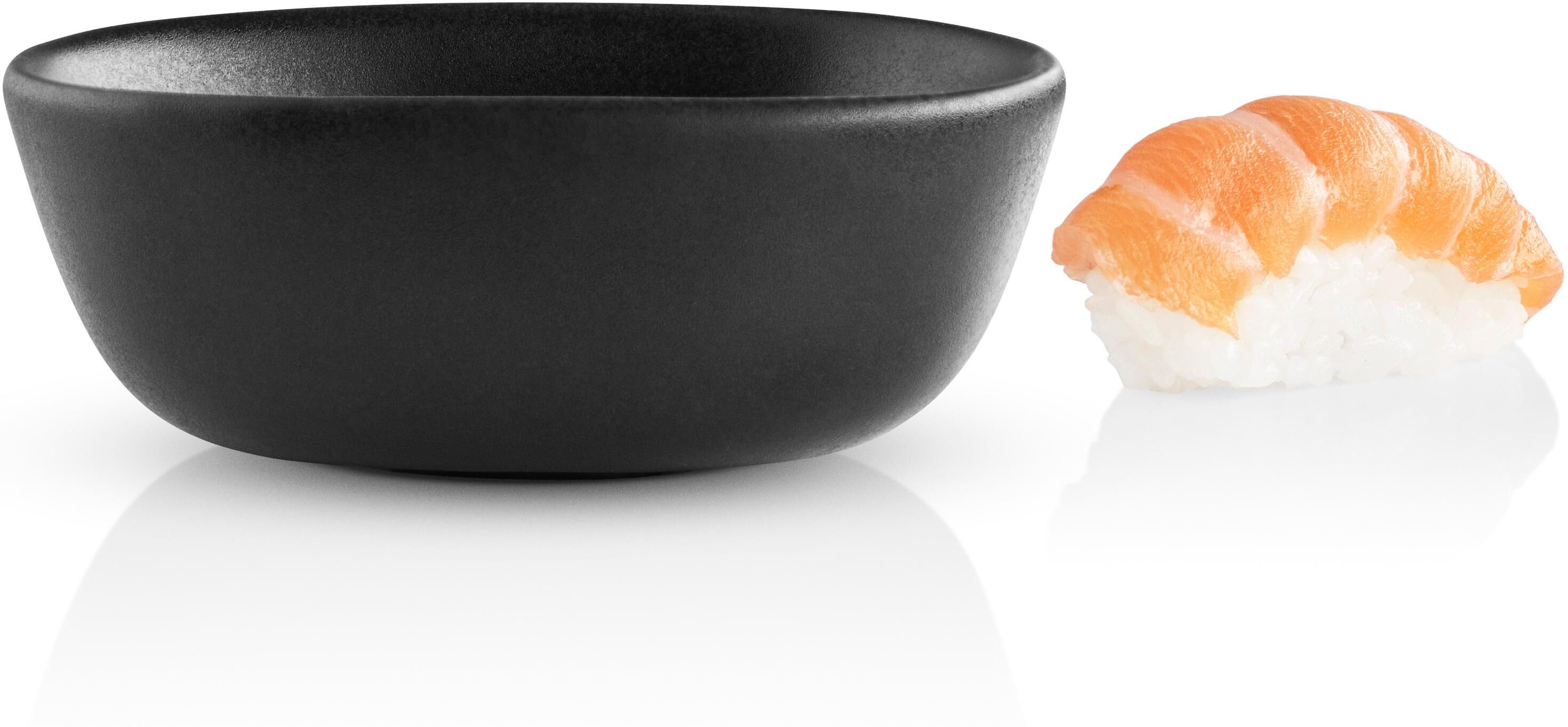 Snackschale EVA SOLO "Eva Solo Nordic Kitchen", schwarz, B:7cm H:3,7cm, Steingut, Schüsseln, Snackschale schwarz B/H/L: 7cm x 3,7cm