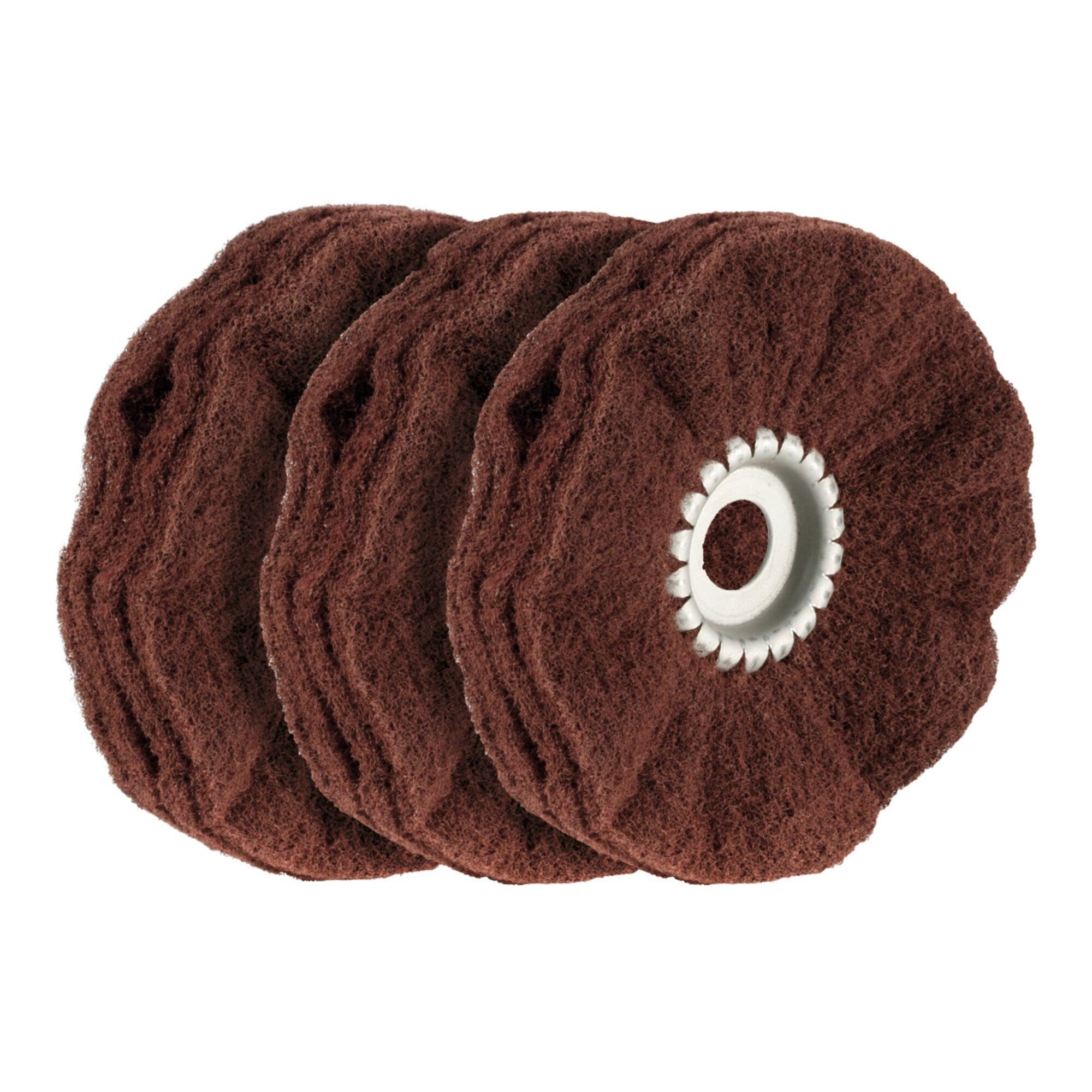 Osborn Schleifvliesring-Set, 3-teilig (A), zum Satinieren mittelfein, Ring-⌀ 100 mm (L065681650)