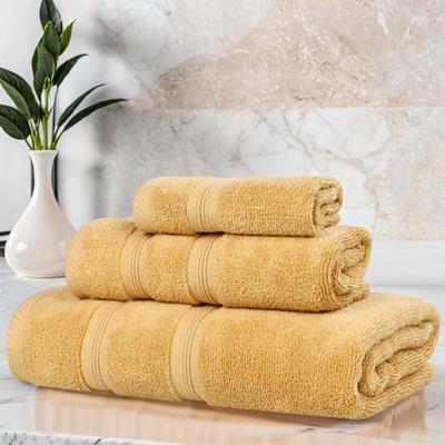 Superior Smart Dry Zero Twist Cotton 3-Piece Assorted Towel Set