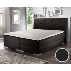 Winkle »Alberta« Boxspringbett 120x200 cm / 9417 schwarz / H3