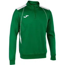 Joma, Herren, Sportshirt, Championship Sweatshirt (L), Grün, Weiss