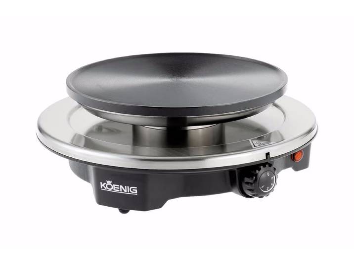 Koenig Rechaud für Caquelon – Raclette Zubehör/Fondue Zubehör – silber