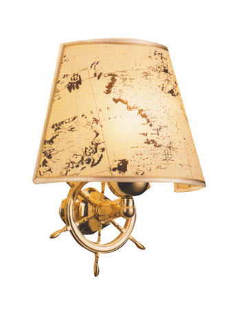 Foresti & Suardi Lampada con timone ottone