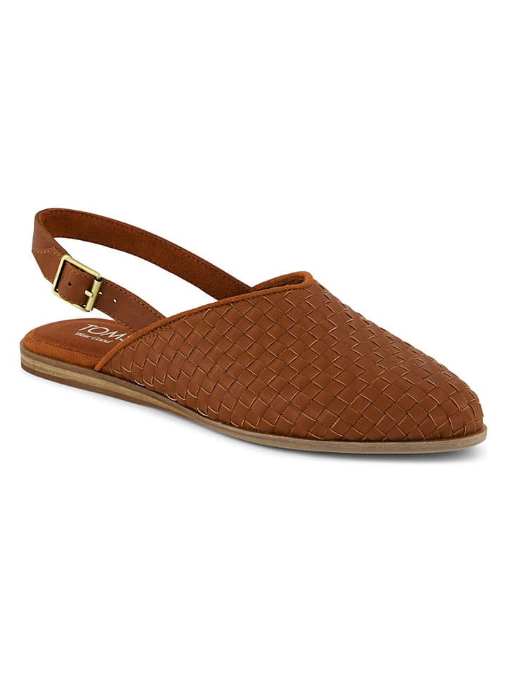 TOMS Slingballerinas in Hellbraun - 37