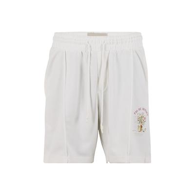 Sweatshorts PAS DE MONACO "Pas De Monaco GIARDINO SHORTS", Herren, Gr. XS, US-Größen, sanftes weiß, 100% Baumwolle, normal, Hosen Sweatshorts