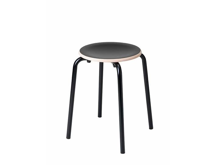 Sitzhocker TabCollege schwarz matt 35x46x35 cm