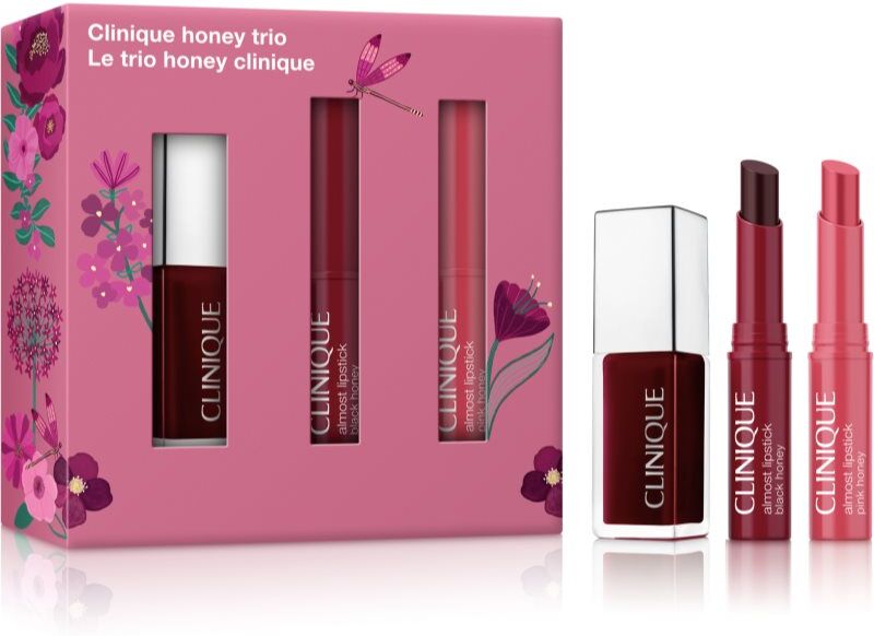 Clinique Mini Kit Honey Trio gift set for lips