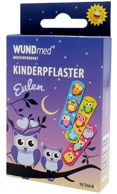 WUNDmed® Pflaster Eulen bunt 10 St. 02-078