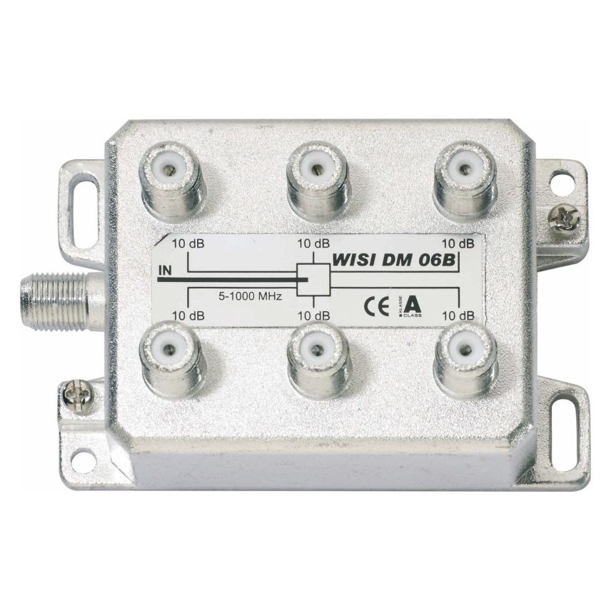 WISI DM 06 B Cable splitter Silber (Antennenkabel) (16575)