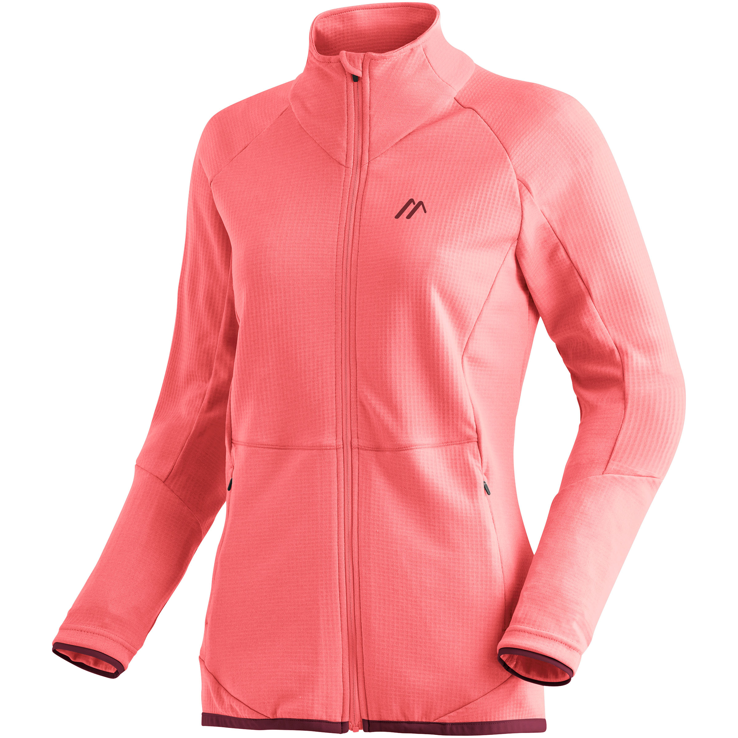 Maier Sports Sinaia Damen Fleecejacke rosa Größe S Camping Elastisch