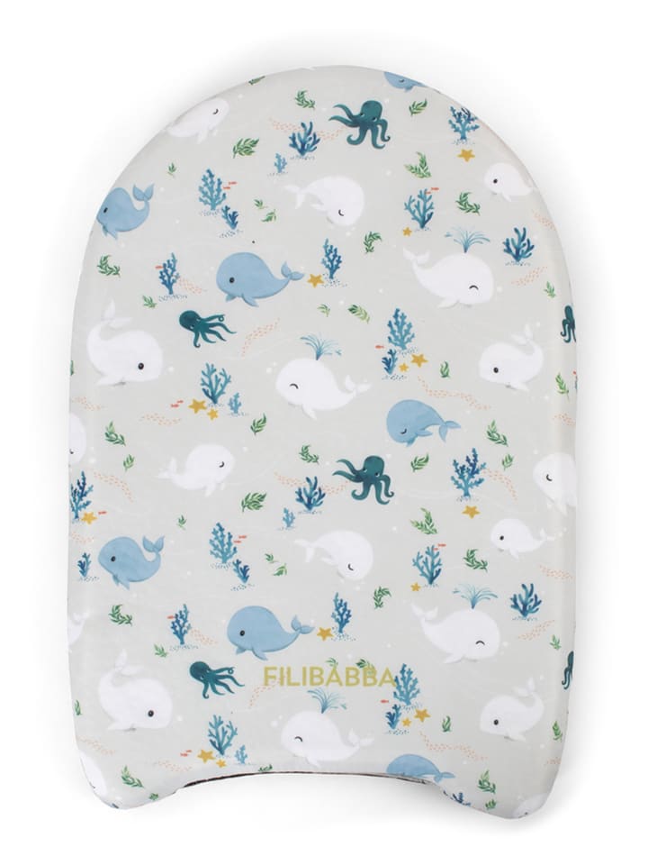 Filibabba Schwimmbrett "Christian's Whale Tales" in Grau - ab 3 Jahren - onesize