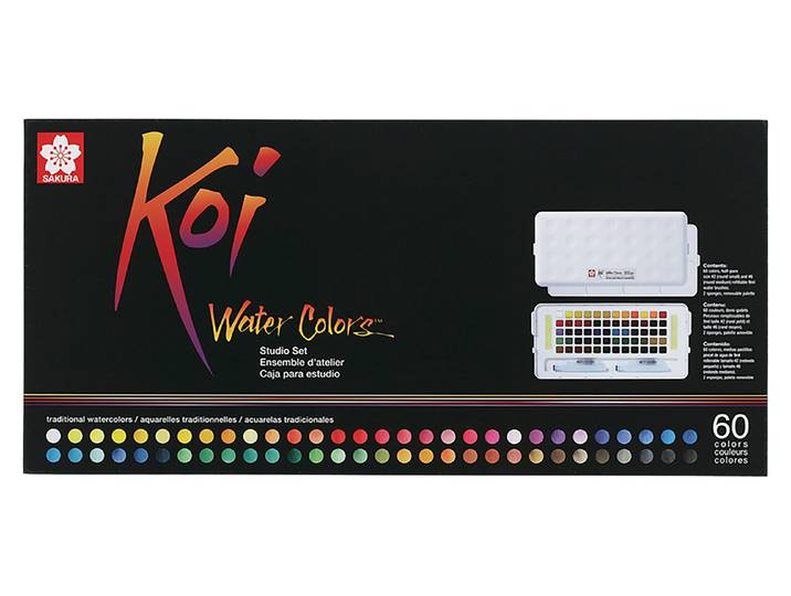 Koi Water Color Studio Set 60
