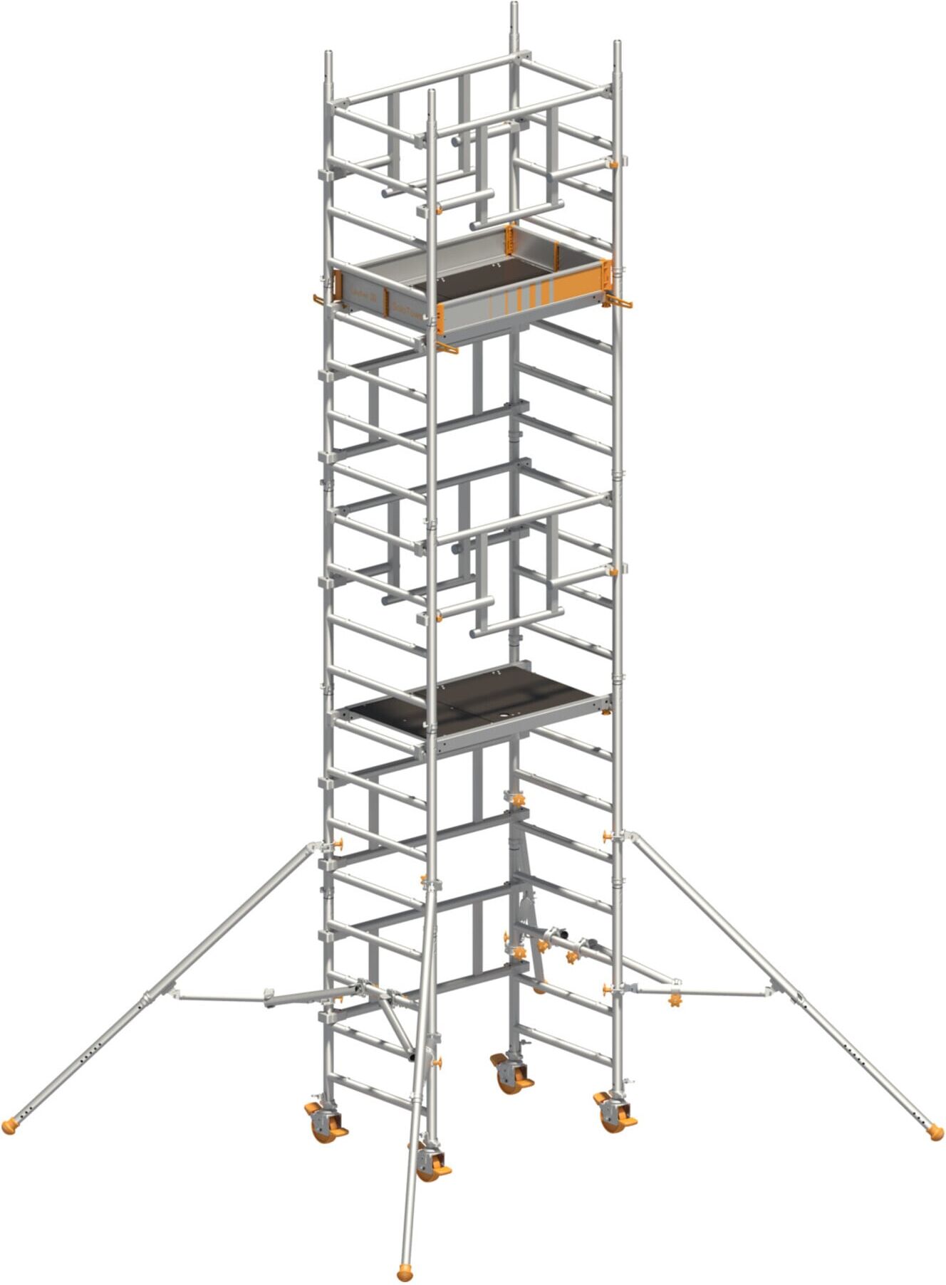 Layher Fahrgerüst SoloTower P2 SAFETYPLUS 4,15 m SH 6,15 m AH (1621104)