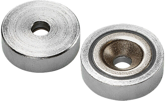 Aimant plat avec taraudage, Néodyme,⌀: 40 mm ; nVent HOFFMAN (E1004)