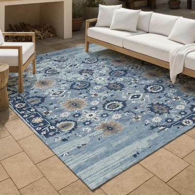 Addison Rugs Machine Washable Indoor/ Outdoor Global Abstract Chantille Rug