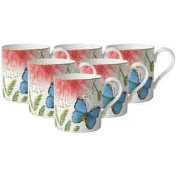 KAFFEETASSEN Amazonia bunt 210 ml 6er Set