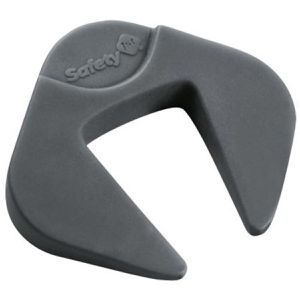Safety1st Türstopper aus Gummi, für Türen, zum Klemmen, grau, 10 x 2,3 x 9 cm