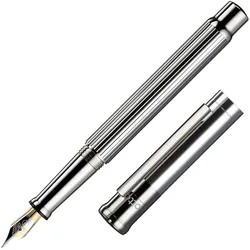 Faber-Castell Otto Hutt design04 Füller silber faden F