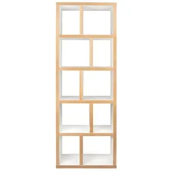 TemaHome Bücherregal Berlin Holzoptik Weiß