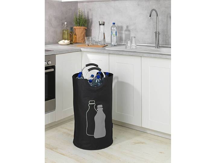 Flaschensammler Jumbo 72 x 38cm Schwarz/Schwarz