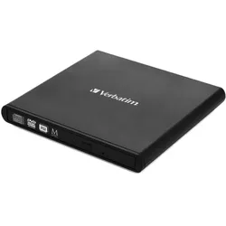 Verbatim External Slimline CD/DVD Writer Optisches Laufwerk DVD±RW Schwarz