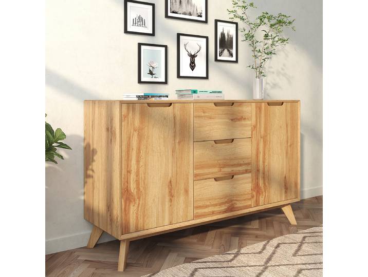 Buffet Hanyao 120 x 75 x 40cm Marron