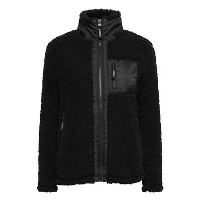 Sweatjacke OXMO "Fleecejacke OXEllin", Damen, Gr. L, schwarz, Obermaterial: 100% Polyester PES., Jacken Sweatjacke