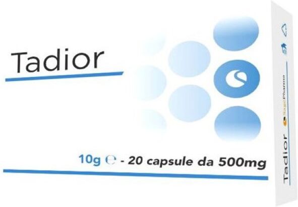 SAGE PHARMA Srl TADIOR 20CPS