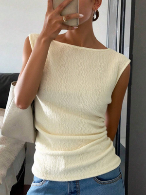 Daily Discovery Elegant Off Shoulder Top Slim Fit Women's Going Out Long Sleeve Blouse l