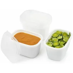 4x Rotho Freeze, Vorratsbehälter, Transparent