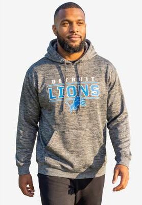 Men's Big & Tall NFL Performance Hoodie by NFL in Detroit Lions (Size XL)