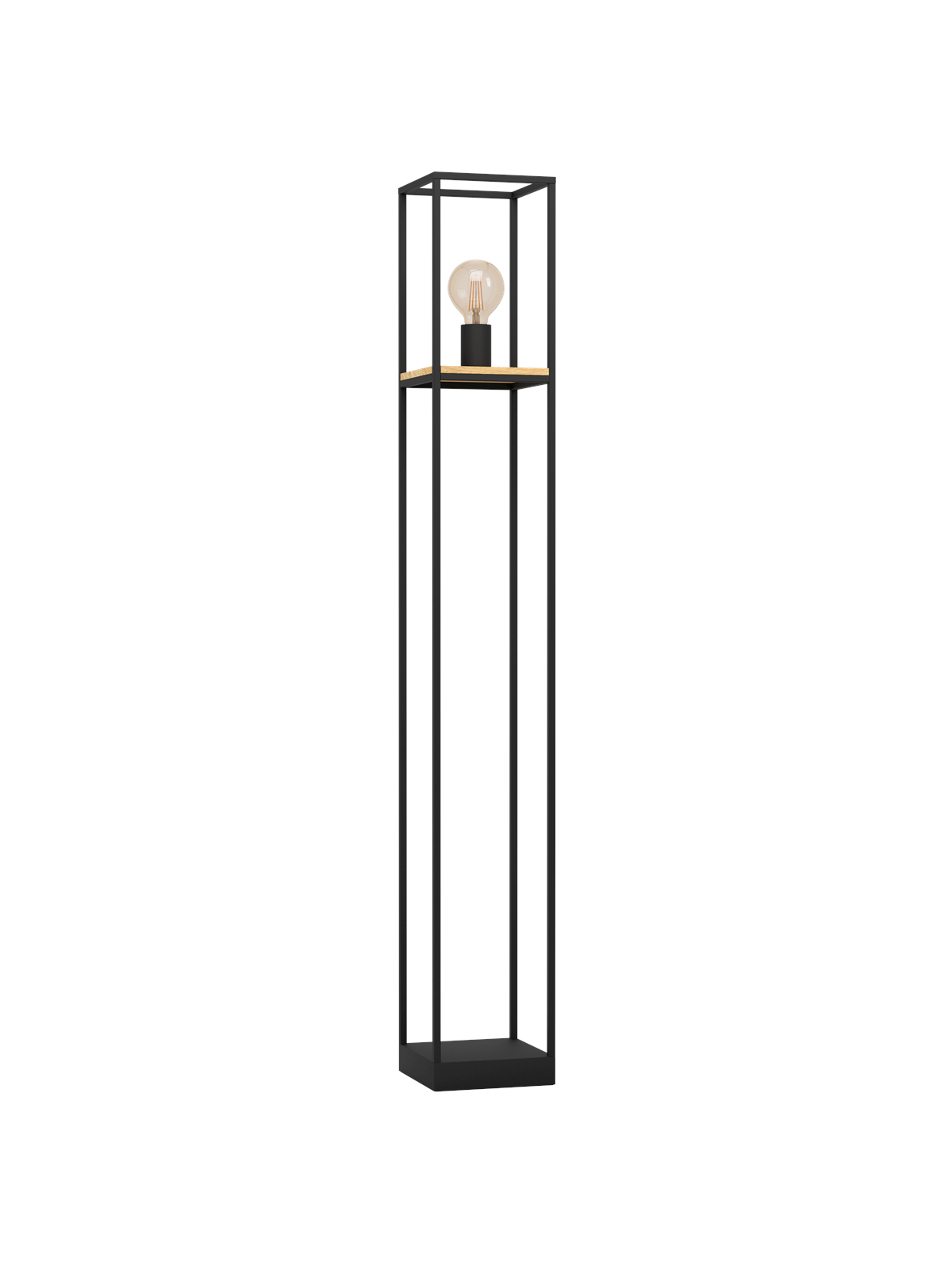 EGLO LIBERTAD Stehleuchte, schwarz, braun