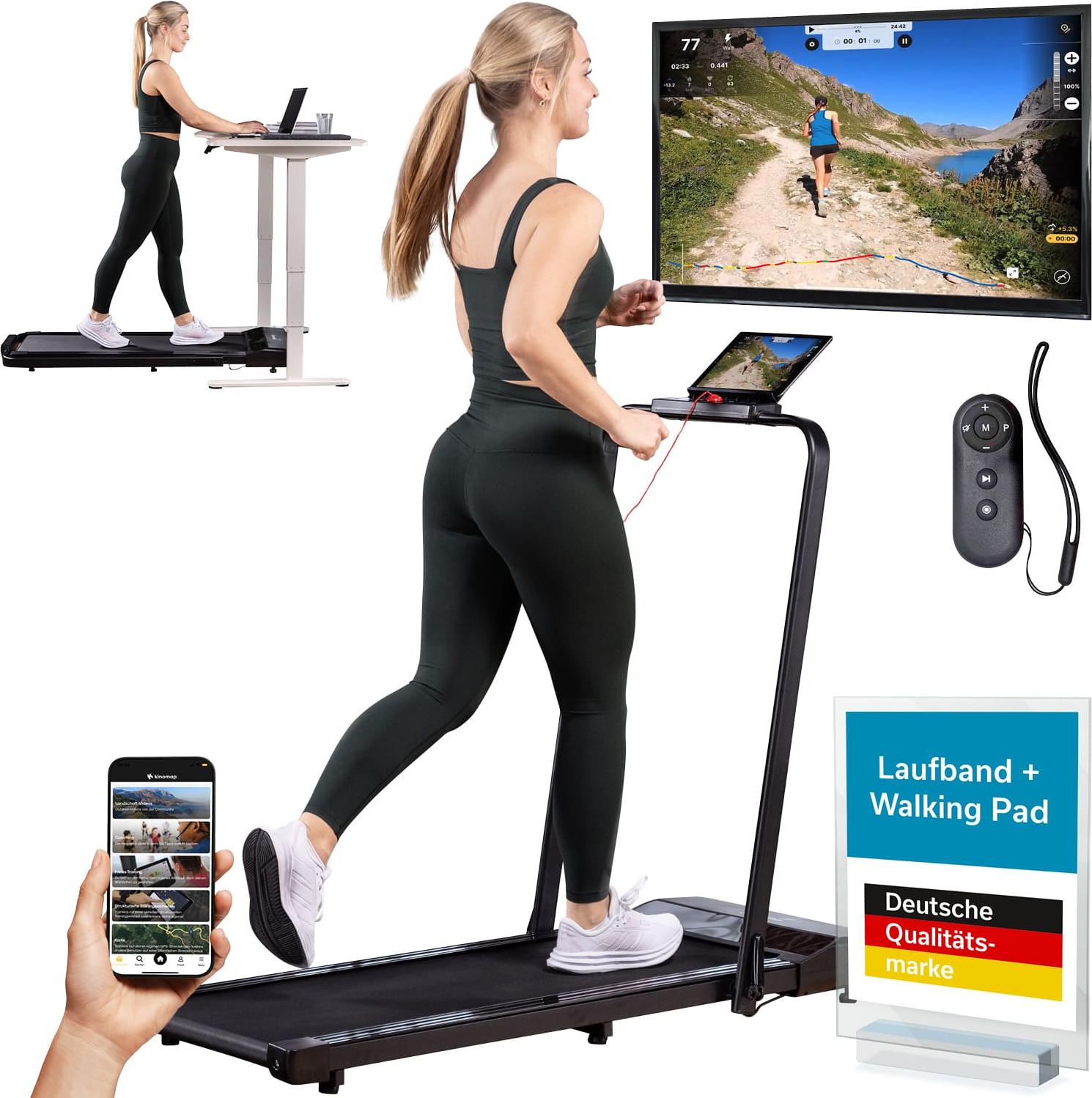 Walking Pad Nordik K6 Plus I Laufband für Zuhause, 12 km/h