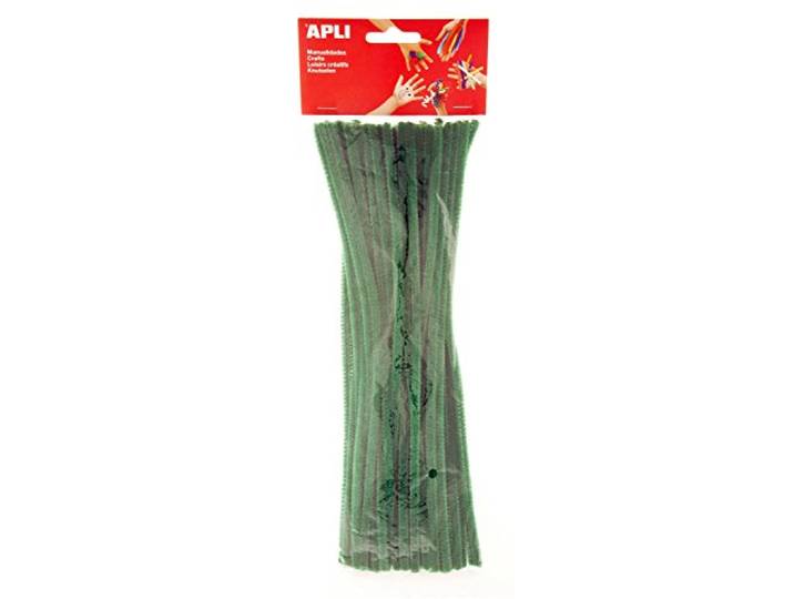 APLI Kids 13275 pijpenreiniger, groen, 50 stuks