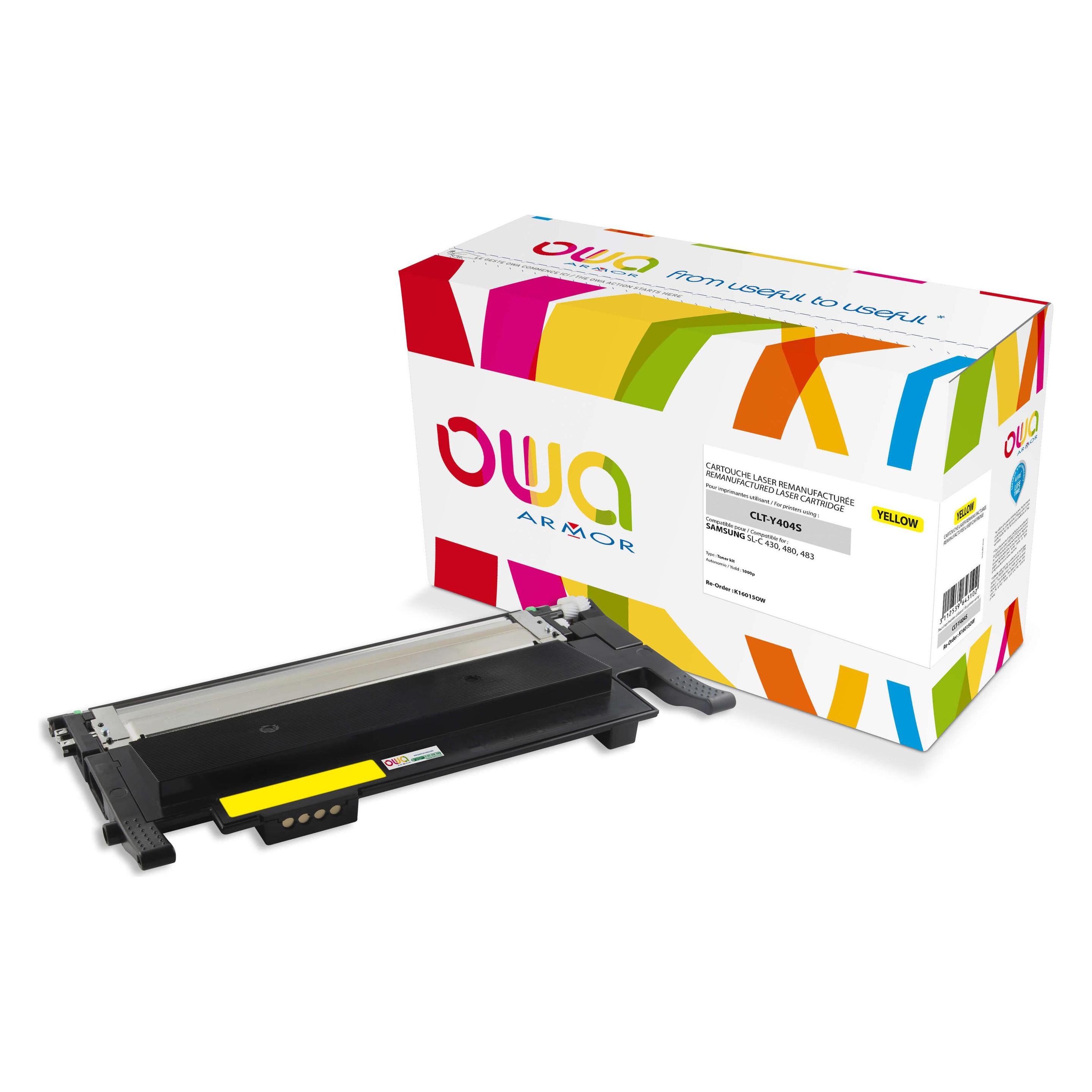 Armor OWA OWA - Gelb  - wiederaufbereitet - Tonerpatrone (Alternative zu: Sams (Y) (K16015OW)