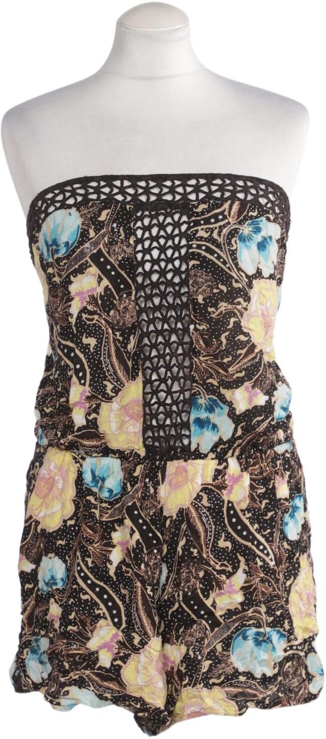 River Island Damen Overall oder Jumpsuit, Mehrfarbig, Gr. L (UK 14), Viskose - Second Hand